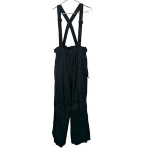 Columbia Vertex Men's Snow Pants Bib Black Suspenders Ski Overalls Winter Medium